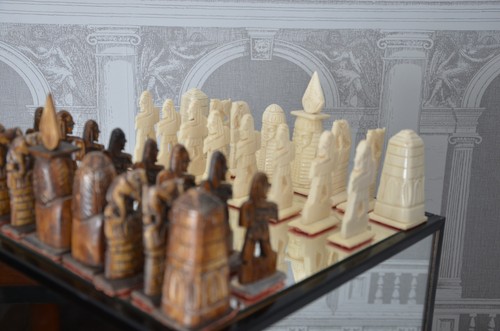 Jeu echec egyptien - jeu, en