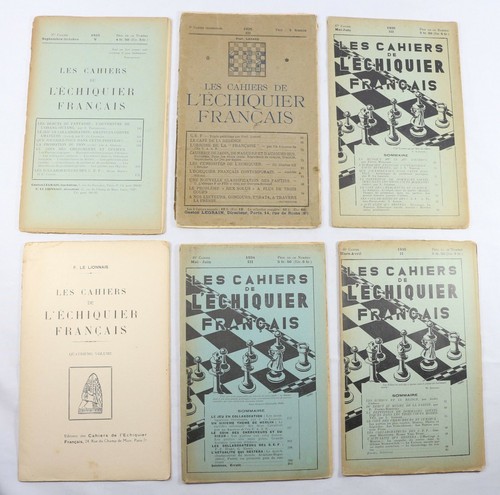Les cahiers échiquier - cahiers, l'échiquier